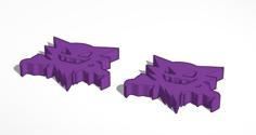 Haunter Earrings 3D Printer Model