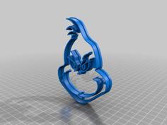 Grinch Cookie Cutter 3D Printer Model