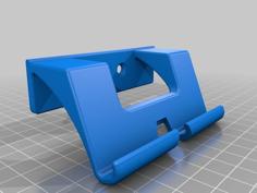 Wall Mounted Iphone 6 Disply Cradle 3D Printer Model