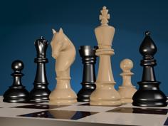 Classical Chess (Шахматы) 3D Printer Model