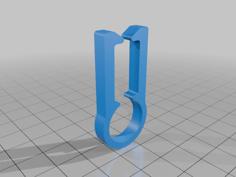 13mm Conduit Extrusion Clips For Sim Racing 3D Printer Model