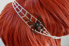 Flexible Black Widow Spider Headband 3D Printer Model