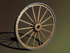 Wooden Wheel 3D Printer Model