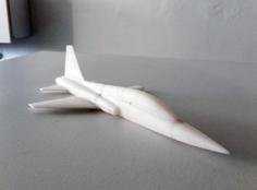 Easy To Print T-38 Talon Aircraft Scale Model (esc: 1/64) 3D Printer Model