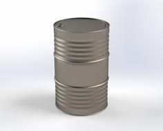 US Fuel Drum WWII 3D Printer Model