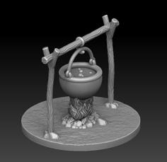 Campfire 3D Printer Model