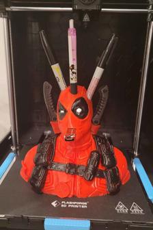 Deadpool Desk Organizer 3D Printer Model