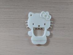 Hello Kitty Bottle Opener 2 3D Printer Model