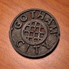 BMG Sewer Cover – Gotham City 3D Printer Model