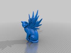 Angel Cat 3D Printer Model