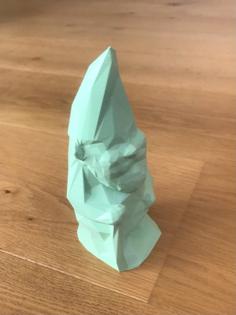 Garden Gnome Low Poly (Gartenzwerg) 3D Printer Model