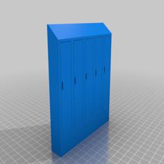 5 Door Tool Cabinet 3D Printer Model