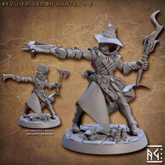 Artisan Guild Patreon “Demon Hunter” Sample 3D Printer Model