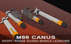 [WS-003] 1/144 M66 “Canus” Missile Launcher 3D Printer Model