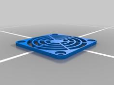 Customizable Fan Cover 3D Printer Model