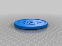 Stack-able Star Trek Coasters 3D Printer Model