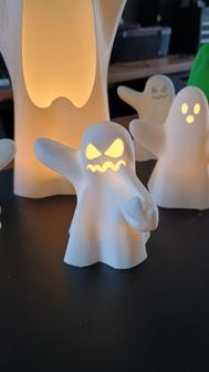 The Swearing Ghost Tea Light 3D Printer Model