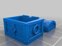 Chest With Open Lid 3D Printer Model