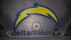 San Diego Chargers Wall Hanger 3D Printer Model