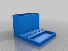 USB & SD Organiser With Pencil Holder And Multipurpose Tray. 3D Printer Model