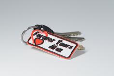 Customizable I Love You Key Chain “Words From The Heart” 3D Printer Model