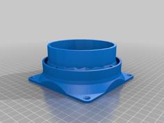 Vent Fan – 120 Mm To 4 Inch 3D Printer Model