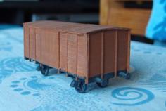 Boxcar 1:87 (H0) 3D Printer Model