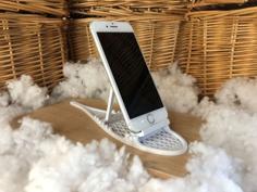 Snowshoe Phone Holder 3D Printer Model