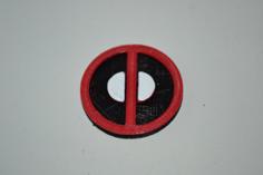 Deadpool Symbol / Logo 3D Printer Model