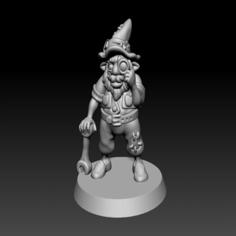 Supportless Gnome 3D Printer Model