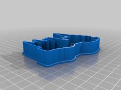 Hogwarts Castle Cookie Cutter 3D Printer Model