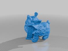 Lion Dance 3D Printer Model