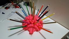 Hedgehog Pencil Holder 3D Printer Model