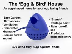 Bird & Egg (House) 3D Printer Model