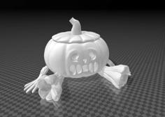 Easy Print – Halloween Pumpkin 3D Printer Model