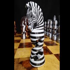 Zebra Knight (Multi Color Torture Test) 3D Printer Model