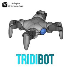 Tridibot Quadruped Arduino And ESP8266 Robot 3D Printer Model