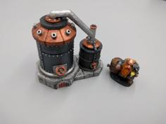 Boil Kettle & Tun System – Dwarven AleWorks – 28mm 3D Printer Model