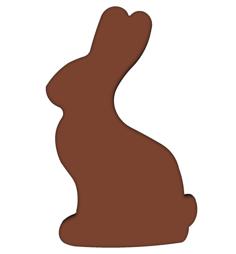 Chocolate Easter Bunny 3D Printer Model