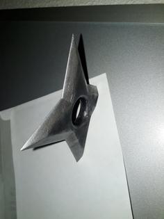 Ninja Throwing Star Fridge Magnet 3D Printer Model