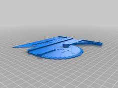 Steel Ruler Multitool 3D Printer Model