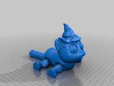 CUTE FLEXI HALLOWEEN CAT ARTICULATED 3D Printer Model