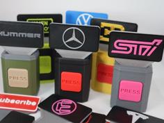 Seat Belt Buckle Fidget Toy – Choose Your Style 3D Printer Model