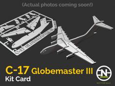 C-17 Globemaster III Kit Card 3D Printer Model