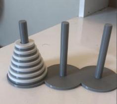 Torre De Hanói 3D Printer Model