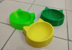 Cat Bowl , Pet Bowl 3D Printer Model