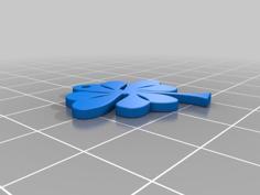 Shamrock Pendant 3D Printer Model