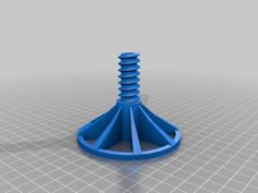 Two Piece Filament Spool Holder – Rigidbot 3D Printer Model