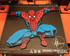 Spider-man Wall Art (Single And MMU) 3D Printer Model