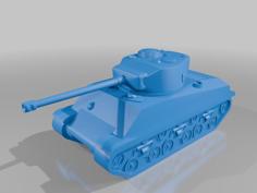 M4A3E8 / M4A3(76)W HVSS Sherman Easy Eight 3D Printer Model